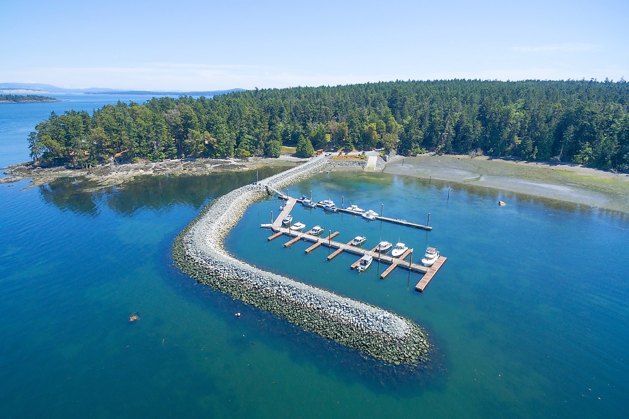 Sidney Island Breakwater and Dock