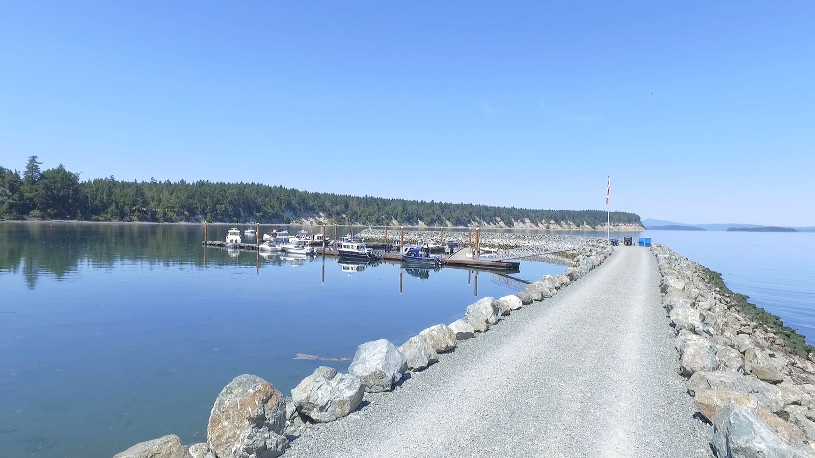 Sidney Island Breakwater and Dock